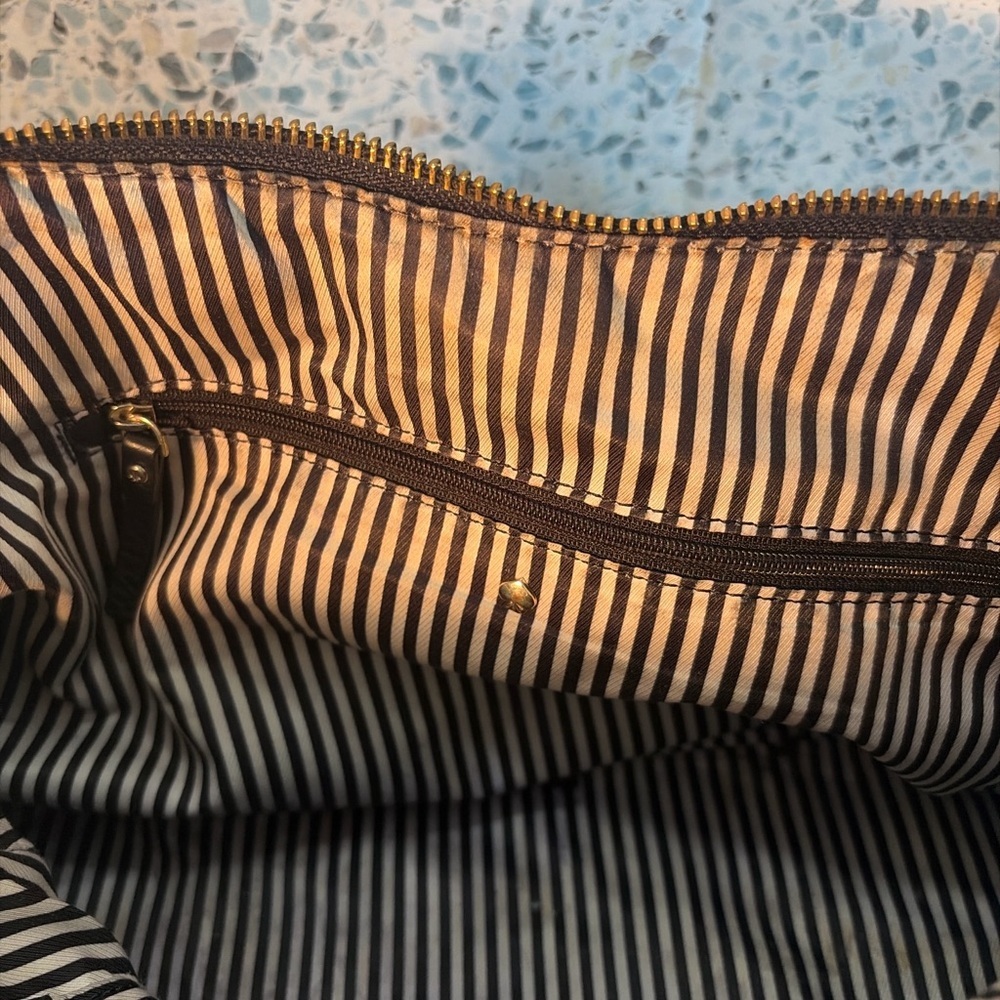 Kate Spade Black Pebbled Leather Satchel Crossbody Bag Gold Hardware - Picture 9 of 10